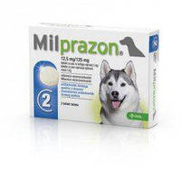 Милпразон - антигельминтик для собак от 5кг (1уп 2 таблетки) KRKA
