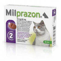 Милпразон для котов весом более 2 кг 2таб