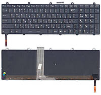 Клавиатура для ноутбука MSI (GE60) с подсветкой (Light) Black, (Black Frame) RU