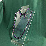 Комплект з натурального кольорового циркону в ограновуванні