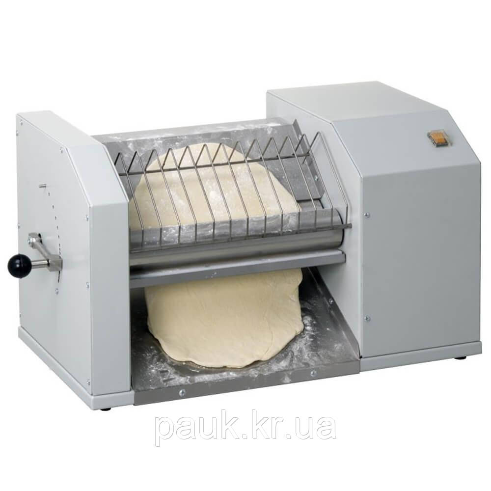 Машина для розкочування тіста МТЕ-380, професійна тісторозкатувальна машина, апарат для розкочування тіста, фото 1