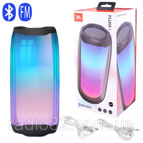 Bluetooth-колонка PULSE 4, Full lightshow, speakerphone, радіо, PowerBank