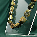 Намисто з натурального риолита Камінчики