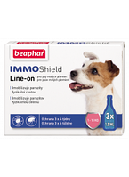 Беафар Beaphar IMMO Shield для собак малых пород от 1 до 15 кг - противопаразитарные капли с силиконов маслом