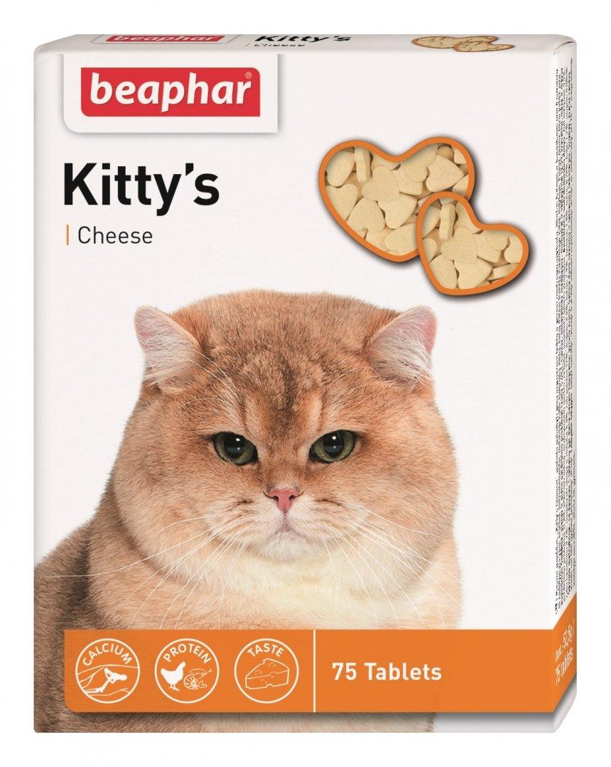 Beaphar Kitty's Cheese вітаміни з сиром - 75 таб