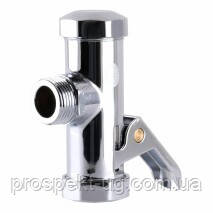 Кран для пісуара КРС 3/4″ (Ду20) без трубки латунний хром нікель різьбовий В-З, фото 1