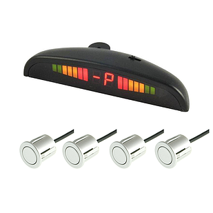 Парктронік на 4 датчики Cyclone SK-4W, silver