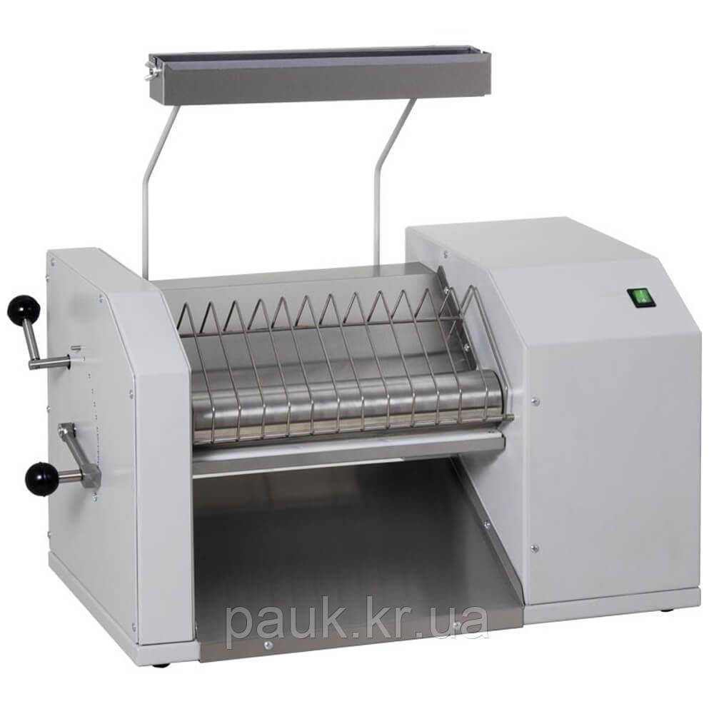 Тісторозкатувальна машина МТЕ-МП-230 з просіювачем муки, професійна тісторозкатка, апарат для розкочування тіста, фото 1