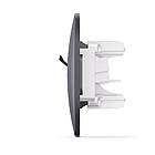 Розетка одинарна чорна комп'ютерна CAT6 VIDEX BINERA графіт (VF-BNSK1PC6-BG)(20/120), фото 5