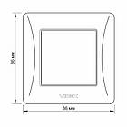 Вимикач одноклавішний білий VIDEX BINERA, фото 5