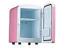 Міні холодильник об'єм 4 л Рожева модель 4L, фото 2