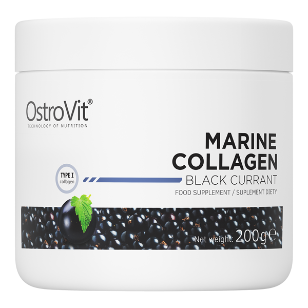 Колаген Marine Collagen OstroVit 200 г Чорна смородина