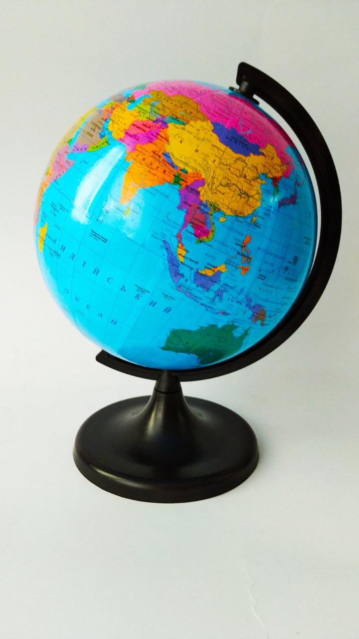 Глобус політичний 160 мм | глобус на пластиковій підставці | настільний глобус політичний |