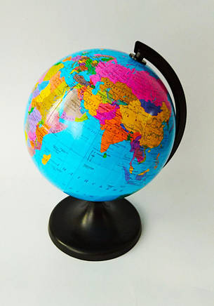 Глобус політичний 320 мм | глобус на пластиковій підставці | настільний глобус політичний |, фото 2
