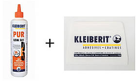 Клей ПУР Клейберіт 501.0 PUR D4 (0,5 кг) у комплекті зі шпателем -137мм. зубчастий, фото 1