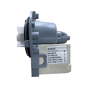 Насос для пральної машини Indesit Askoll 34W M278 RC0141 (482000088089) C00283641, фото 3