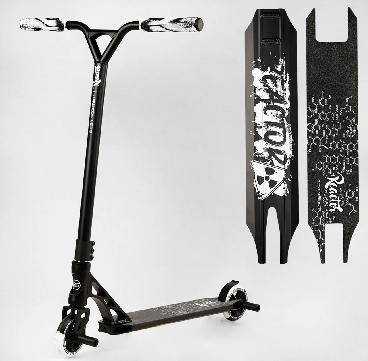 Самокат трюковий Best Scooter RC-33325 «Reactor» HIC-система, ПЕГИ, алюмінієвий диск та дека, фото 1