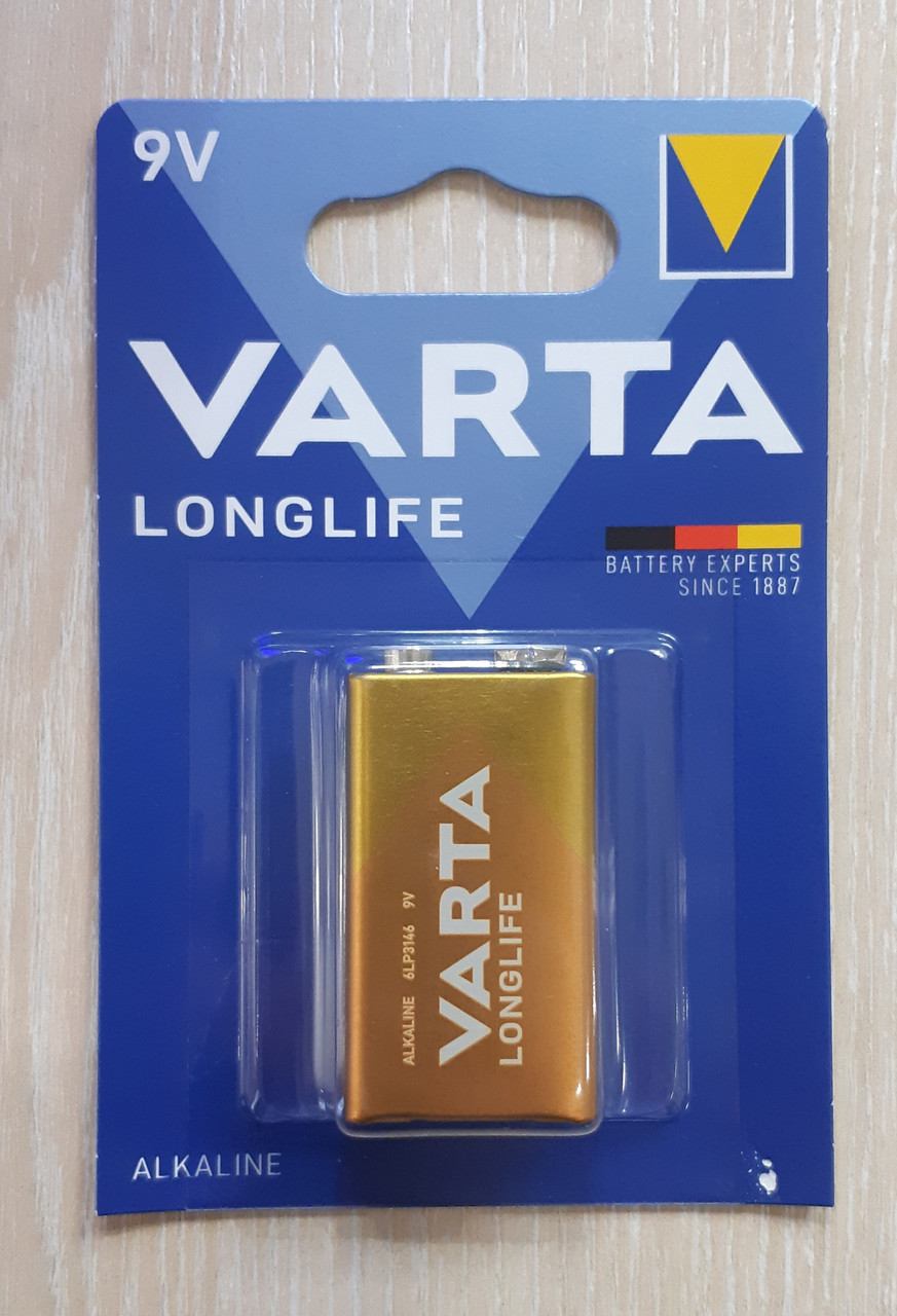 Батарейка VARTA Longlife 9V/6LR61