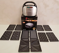 Мультимейкер 6 в 1 мультипекарь со съемными формами Domotec MS 7706 / Гриль 6 в 1