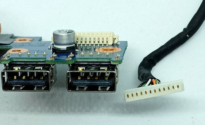 Б/У Кнопка включения, USB для ноутбука Samsung NP300E5C, Шлейф, Плата ...