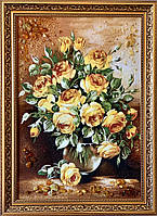 Картина из янтаря " Нежные розы " , картина з бурштину Ніжні троянди