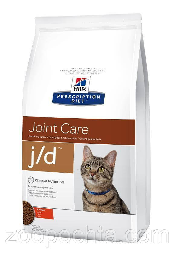 Hill's Prescription Diet j/d Feline — Сухий лікувальний корм для кішок із захворюваннями суглобів 2КГ