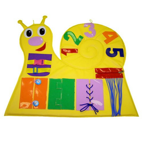 Дитячий дидактичний модуль Равлик шкірозамінник Різнобарвний 100х100 см (Тіа-sport ТМ)