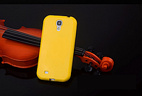 Силиконовый желтый чехол для Samsung Galaxy S4