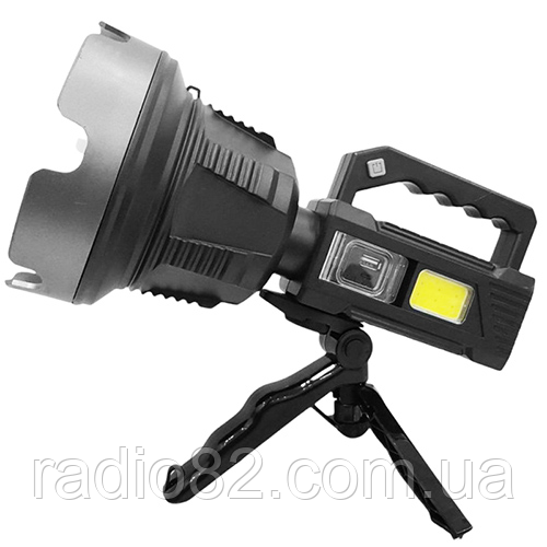 Ліхтар переносний TD-888-5W+COB, ЗУ microUSB, вбудований акумулятор, power bank, тринога