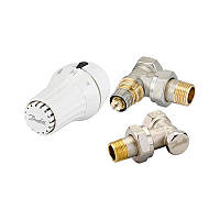 Термостатичний Комплект Danfoss RAE+RA-N+RLV-S 1/2" для радіатора кутовий (013G5173)