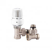Термостатичний Комплект SD Forte 1/2" для радіатора кутовий SF256W15