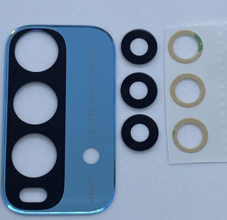 Скло камери для Xiaomi Redmi 9T, колір синій, фото 1