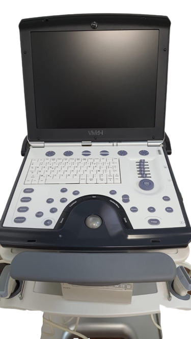 GE Vivid-i (2015 г) + 3 датчика с принтером и тележкой Портативный цветной УЗИ аппарат сканер для кардиологии - фото 1 - id-p1497341104