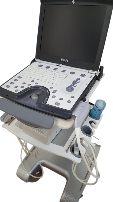 GE Vivid-i (2015 г) + 3 датчика с принтером и тележкой Портативный цветной УЗИ аппарат сканер для кардиологии - фото 4 - id-p1497341104