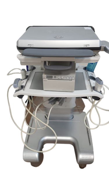 GE Vivid-i (2015 г) + 3 датчика с принтером и тележкой Портативный цветной УЗИ аппарат сканер для кардиологии - фото 3 - id-p1497341104