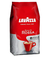 Кофе в зернах Lavazza Qualita Rossa 1 кг Лавацца Квелита Россо арабика робуста