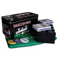 Набір для покеру 3896 B на 200 фішок з номіналом, в коробці