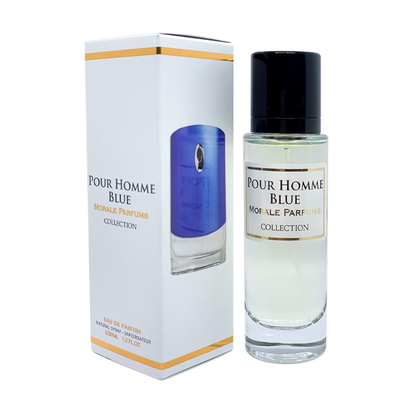 Pour homme blue 30 мл парфумована вода Morale Parfums чоловічий аромат (3916646779873)