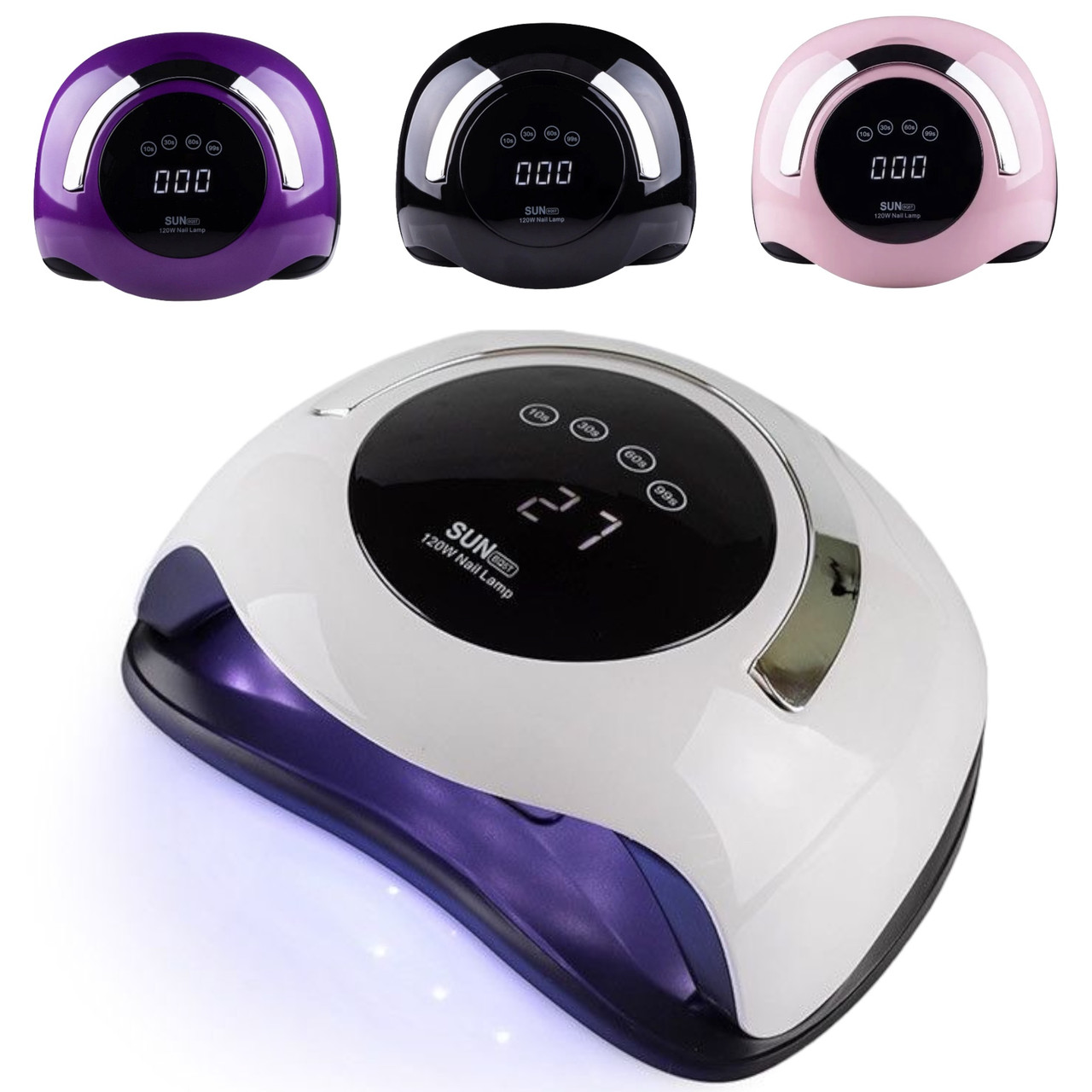 Професійна лампа UV/LED SUN BQ5T для сушіння гель-лаку, 120 Вт.