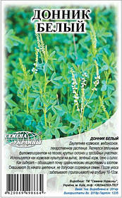 Семена донник белый на сидераты (медонос), 1 кг, Семена Украины