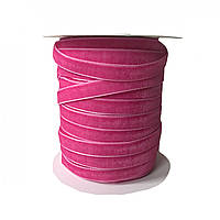 Стрічка оксамитова рожева, 1 см
