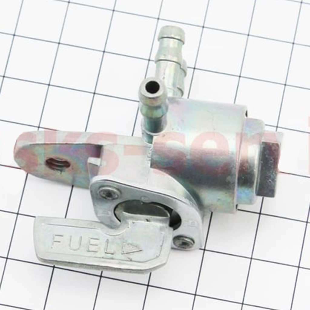 Паливний Кран на три штуцери підвісний з відстійником, фото 1