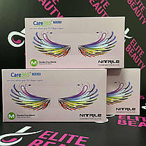 Медицинские перчатки Care365 100 шт розовые, M, фото 3