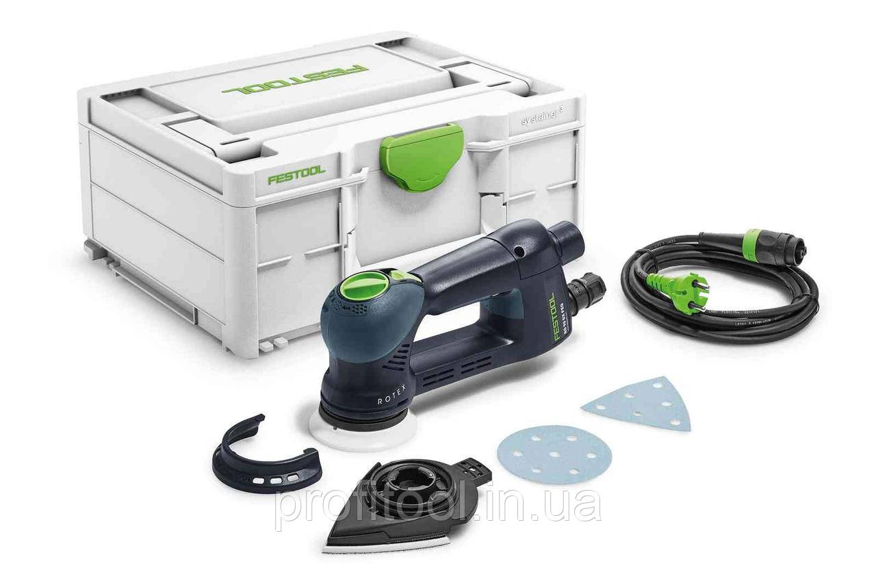 576259 FESTOOL Ексцентрикова шліфувальна машинка з редуктором ROTEX RO 90 DX FEQ-Plus, фото 1