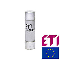 Предохранитель ETI CH 10x38 gR PV 10A 900V AC/DC 50/8kA 2625031 (для фотоэлектрических систем PV)