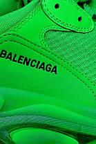 Кросівки Balenciaga Triple S Neon Green Clear Sole, фото 6