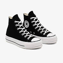 Кеди Converse Chuck Taylor All Star Lift Hi Black, фото 4