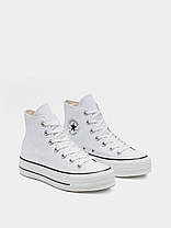 Кеди Converse Chuck Taylor All Star Lift Hi White, фото 4