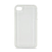 Гибкий чехол для iPhone 4G "Пластика", белый