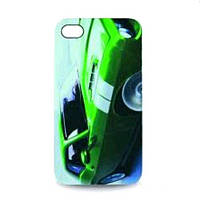 Чехол для iPhone "Зеленый автомобиль" 4G